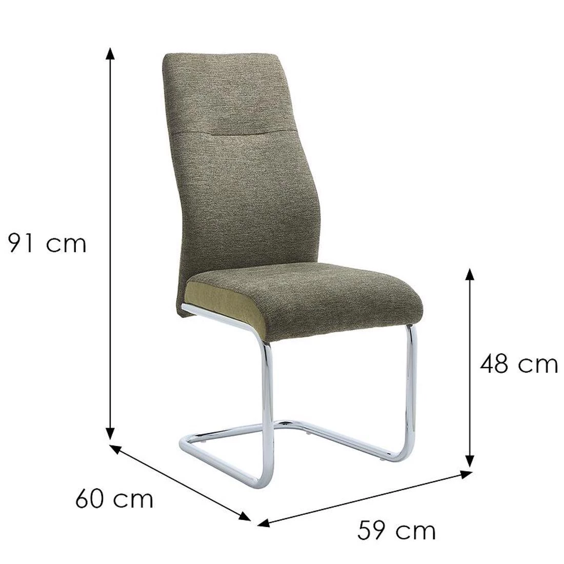 Tenna stolica 44x60x49/103 cm zelenaa