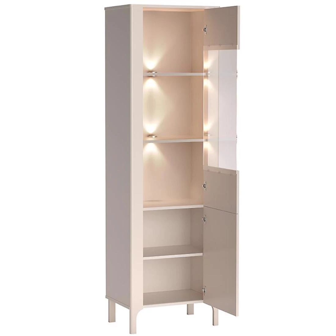 Malumi vitrina 60x40.5x197 cm kašmir