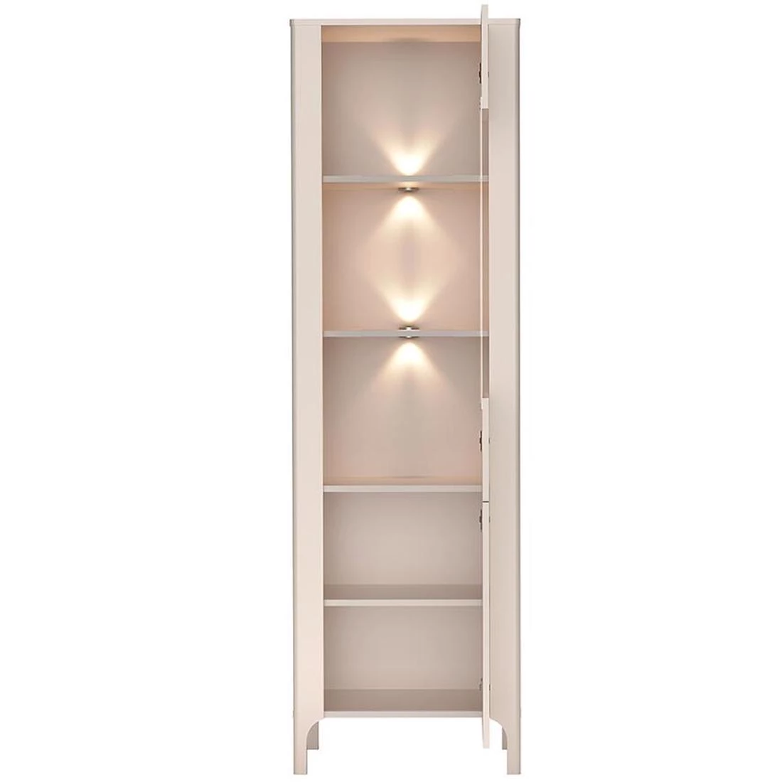 Malumi vitrina 60x40.5x197 cm kašmir