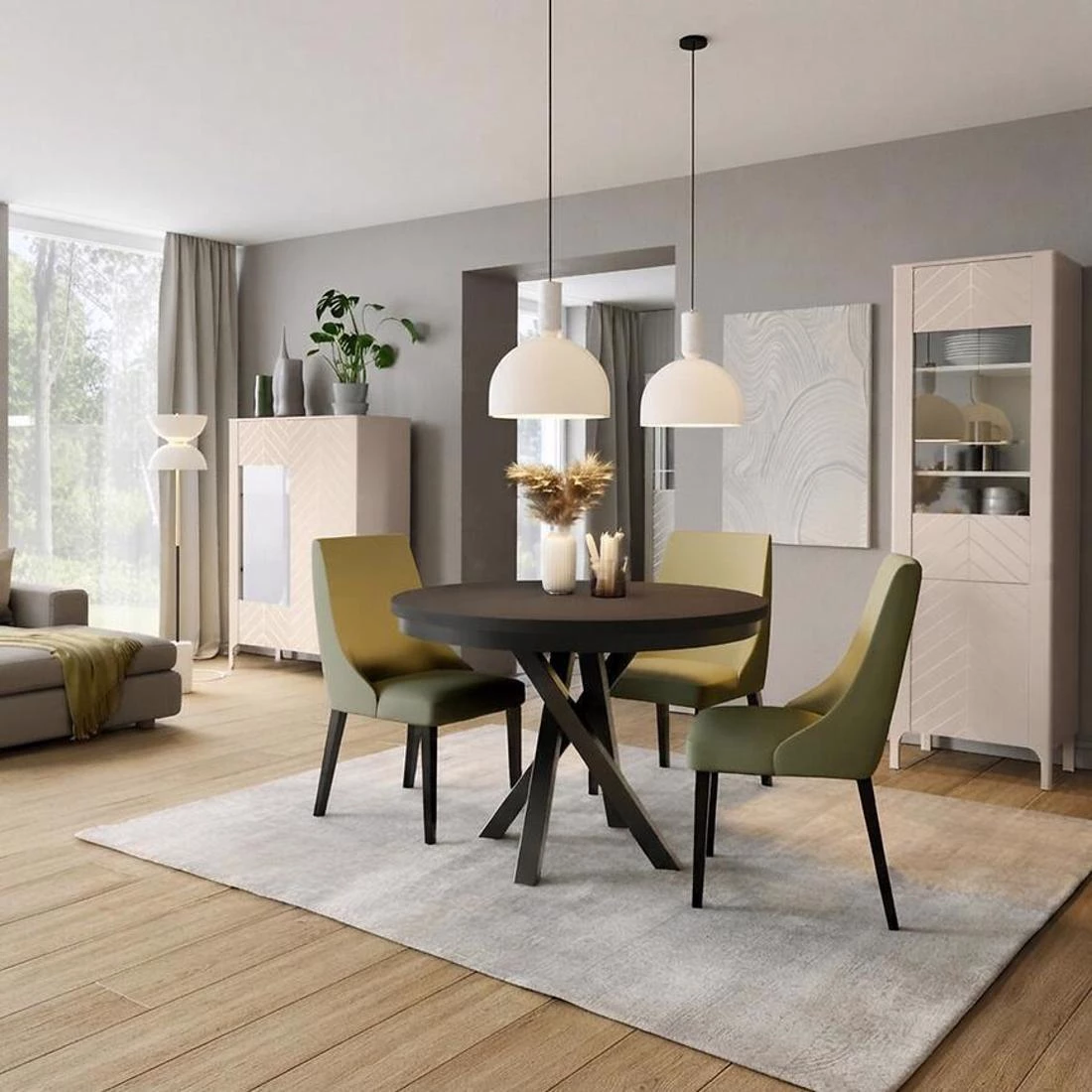 Malumi vitrina 60x40.5x197 cm kašmir