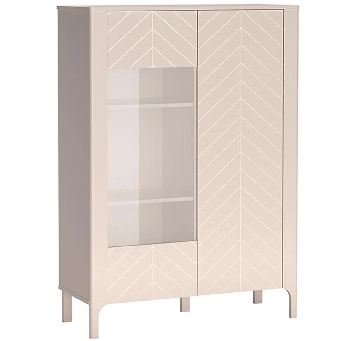 Malumi vitrina 103x40,5x145 cm kašmir