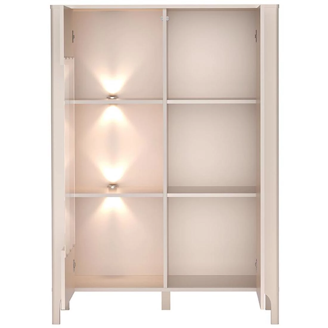 Malumi vitrina 103x40,5x145 cm kašmir
