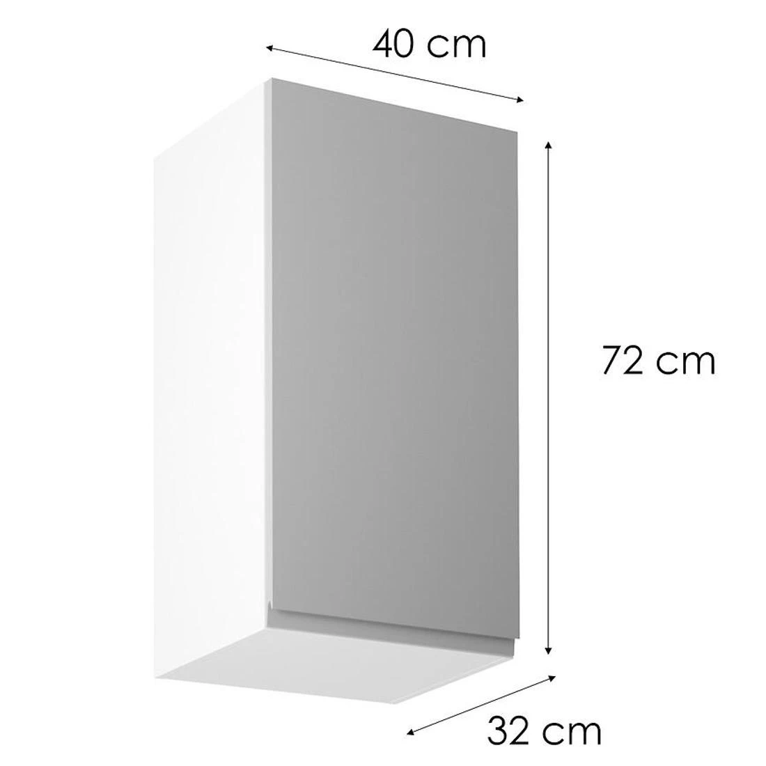 Gardena kuhinjski elementi 40x32x72 siva