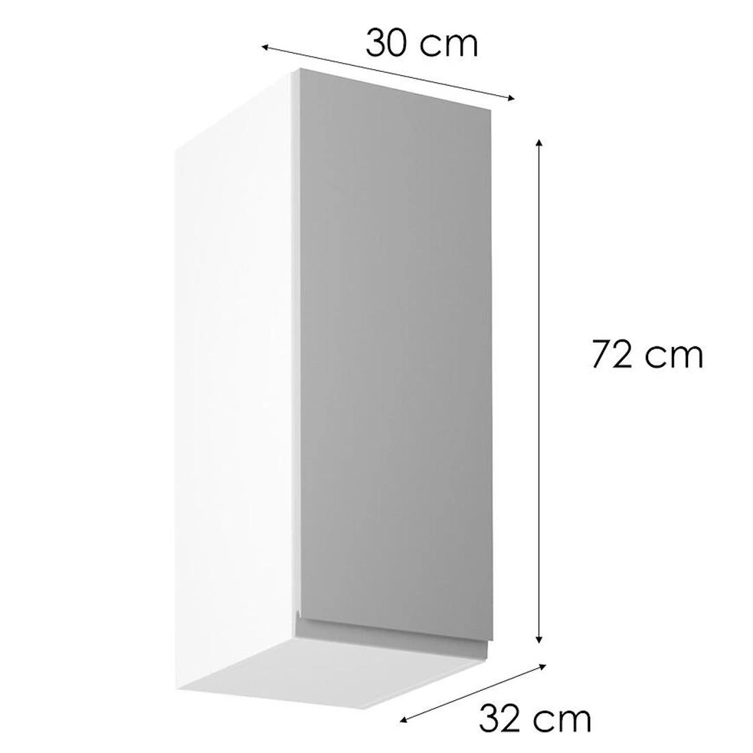 Gardena kuhinjski elementi 30x32x72 siva
