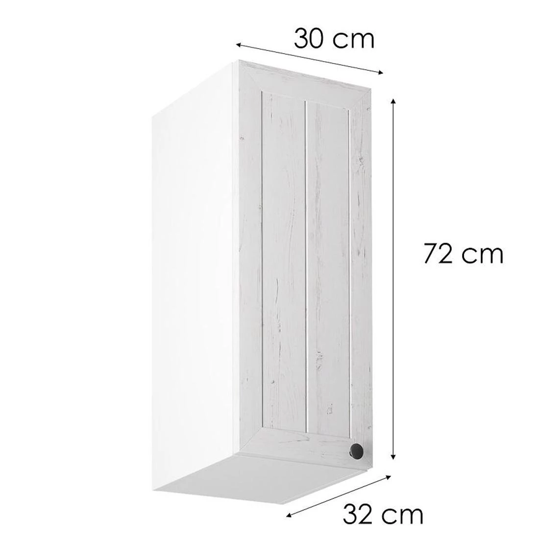 Provence kuhinjski elementi 30x32x72 andersen bor/bela