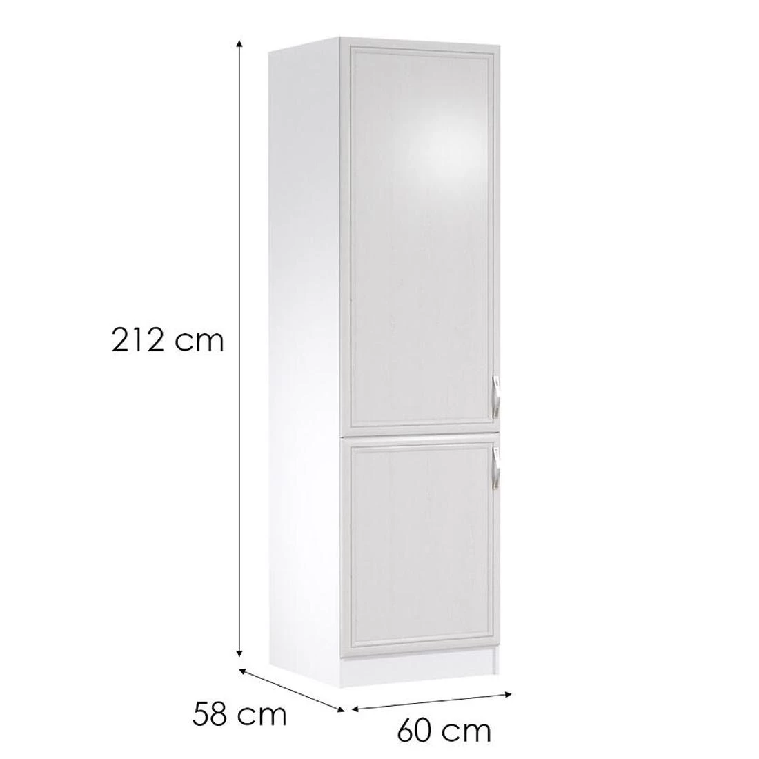 Sicily kuhinjski elementi 60x58x212 bela