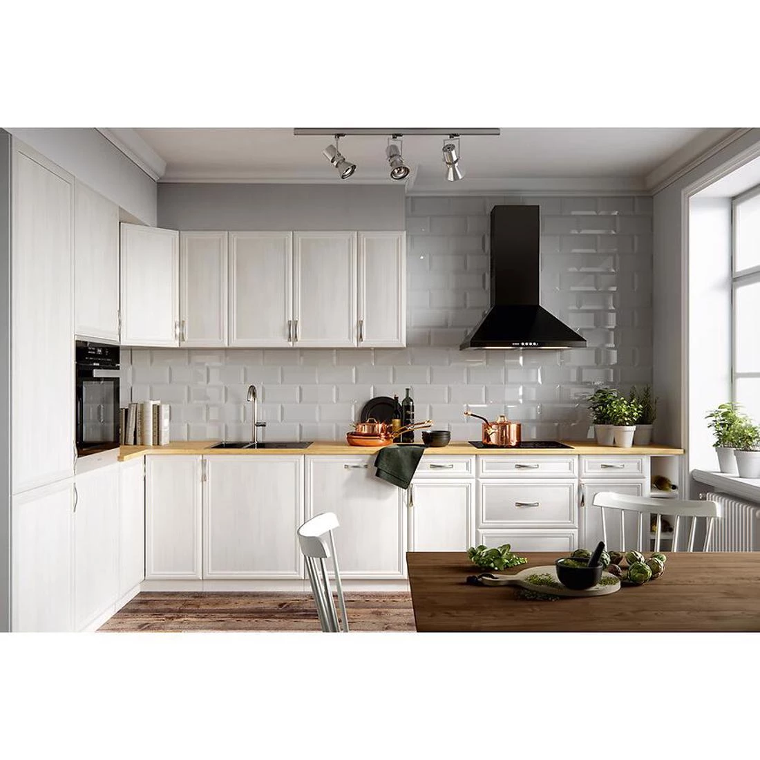 Sicily kuhinjski elementi 60x58x212 bela