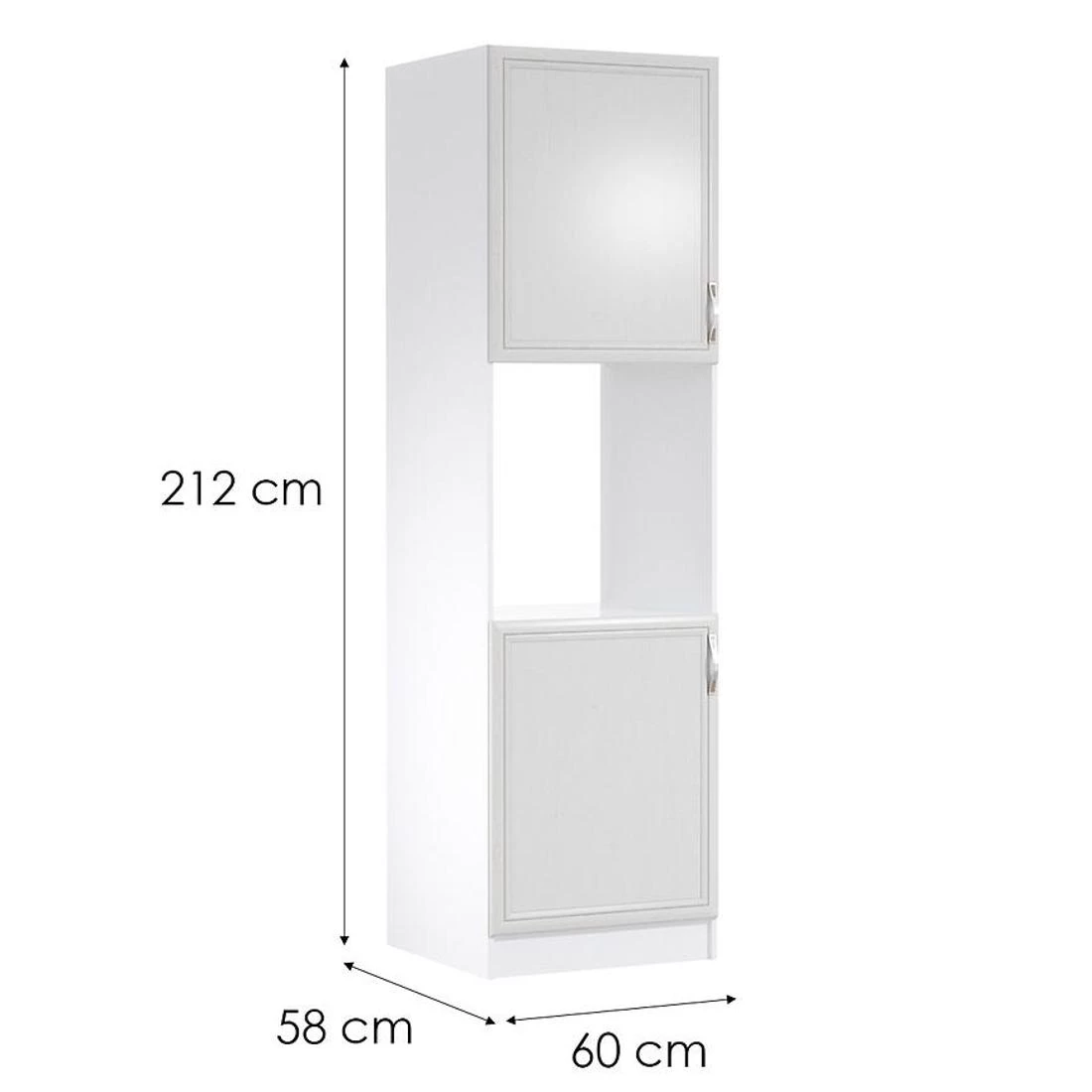 Sicily kuhinjski elementi 60x58x212 bela