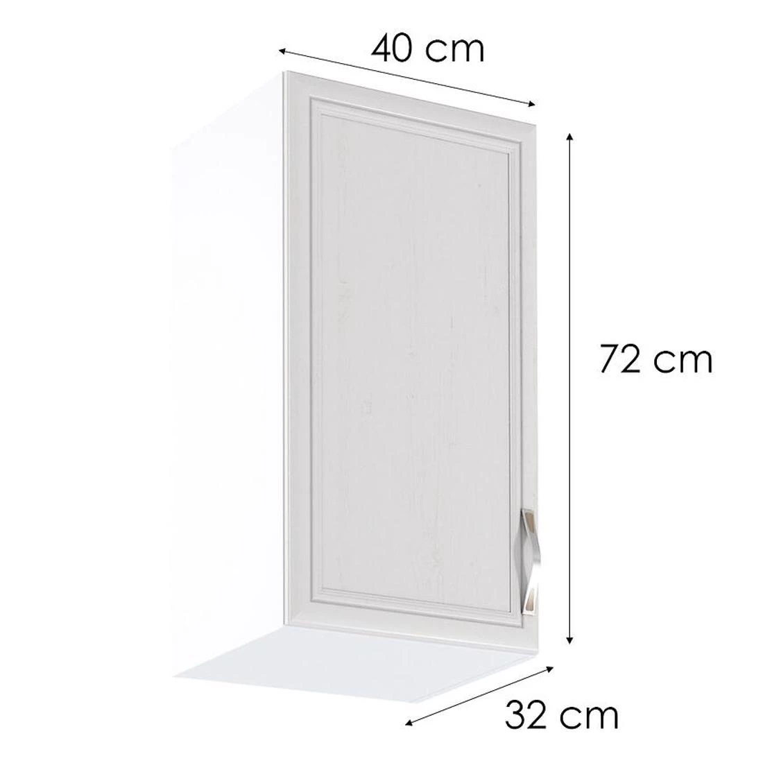 Sicily kuhinjski elementi 40x32x72 bela