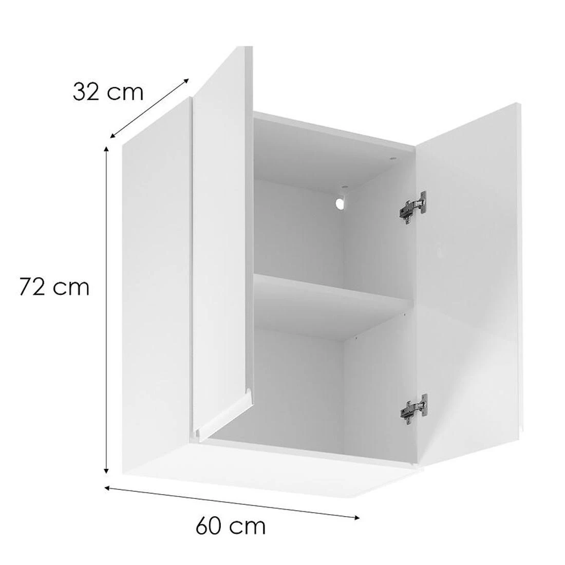 Gardena kuhinjski elementi 60x32x72 bela