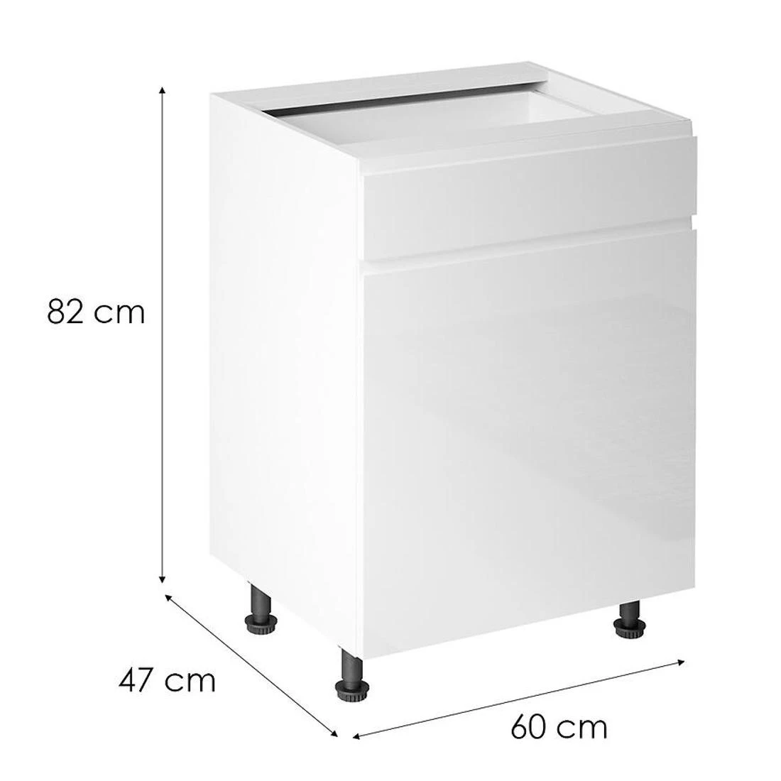 Gardena kuhinjski elementi 60x47x82 bela