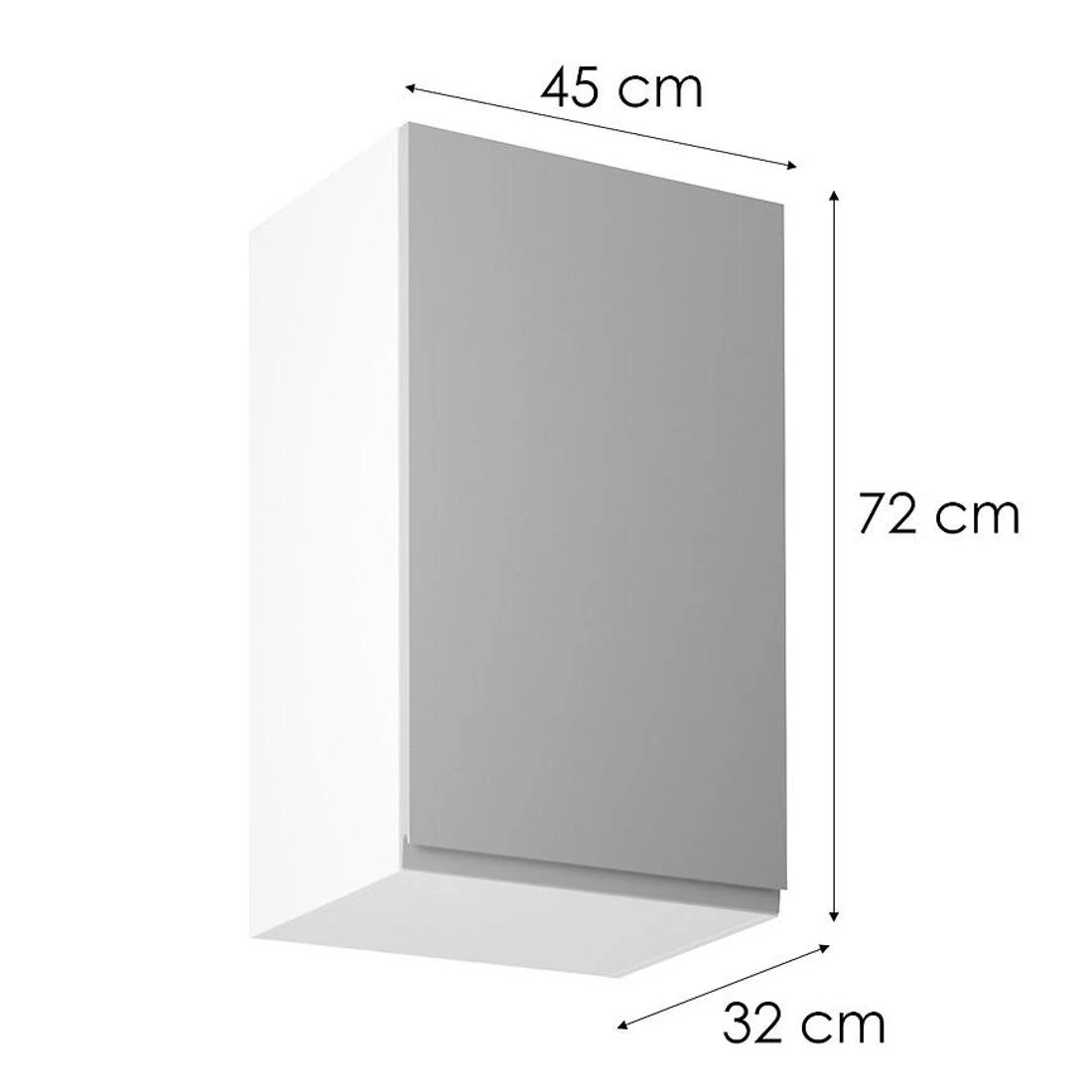Gardena kuhinjski elementi 45x32x72 siva
