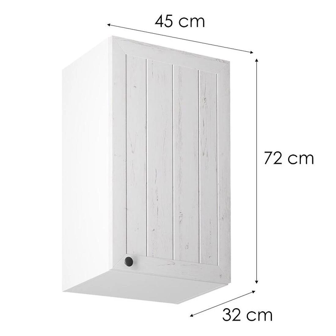 Provence kuhinjski elementi 45x32x72 andersen bor/bela