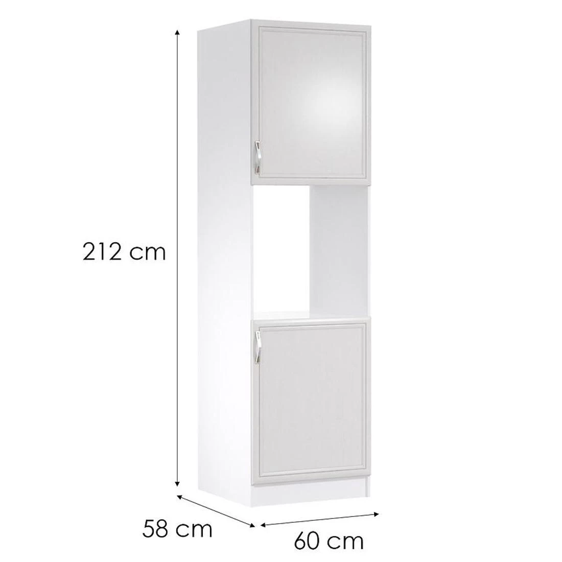 Sicily kuhinjski elementi 60x58x212 bela