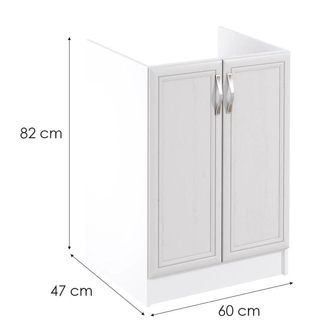 Sicily kuhinjski elementi 60x47x82 bela