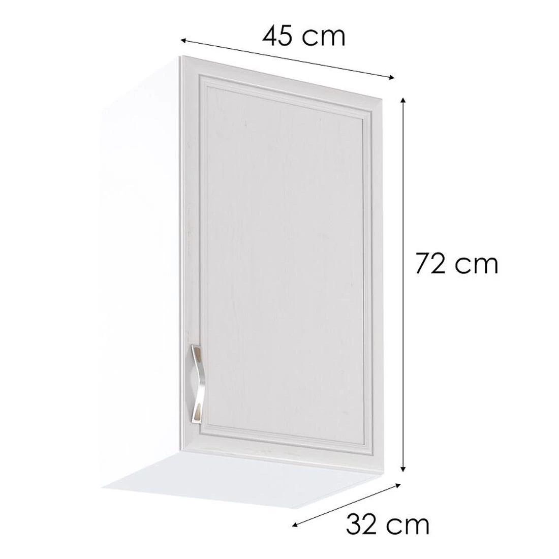 Sicily kuhinjski elementi 45x32x72 bela