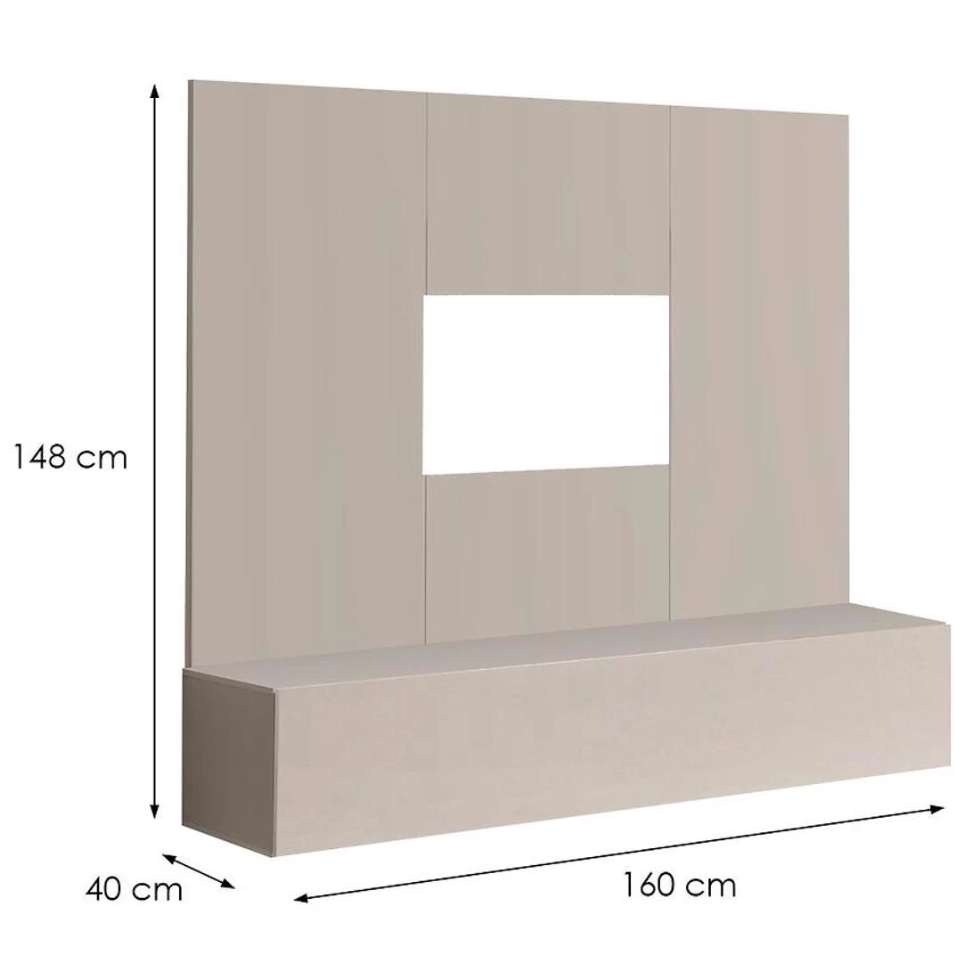 Fly Cc Fy B Kašmirska regal 160x40x148 cm kašmir