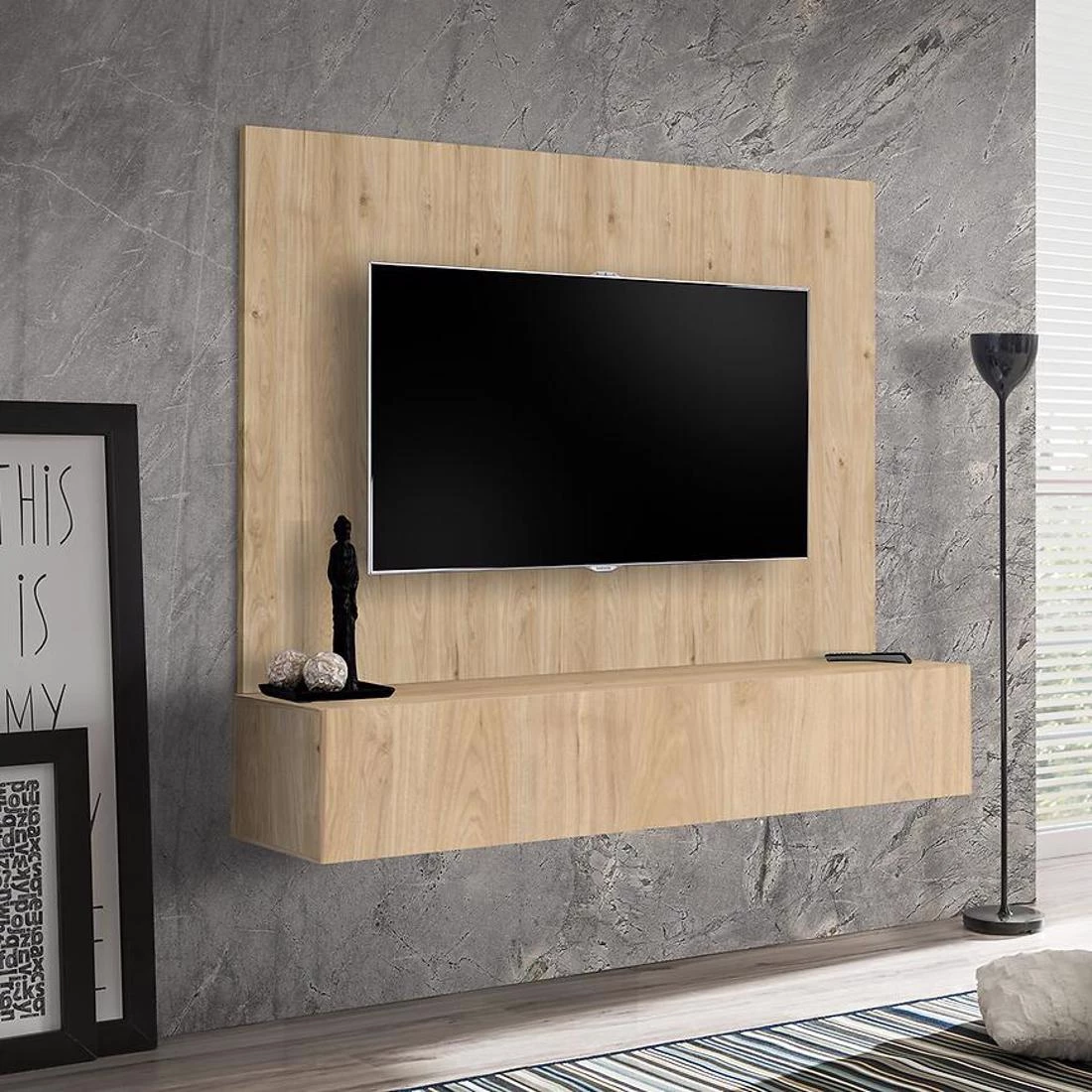 Fly Hj Fy B hrast regal 160x40x148 cm svetli hrast