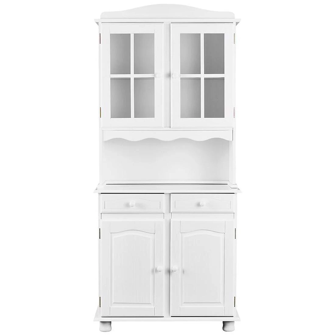Valencia vitrina 4V+2F. 88x32x198 cm bela