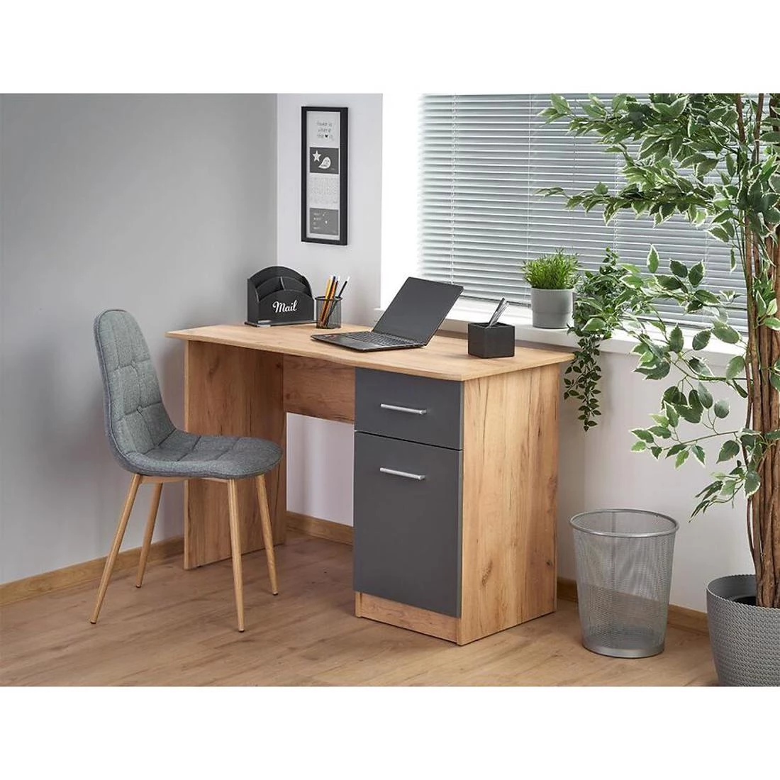 Elmo radni sto 120x55x78 cm wotan/antracit