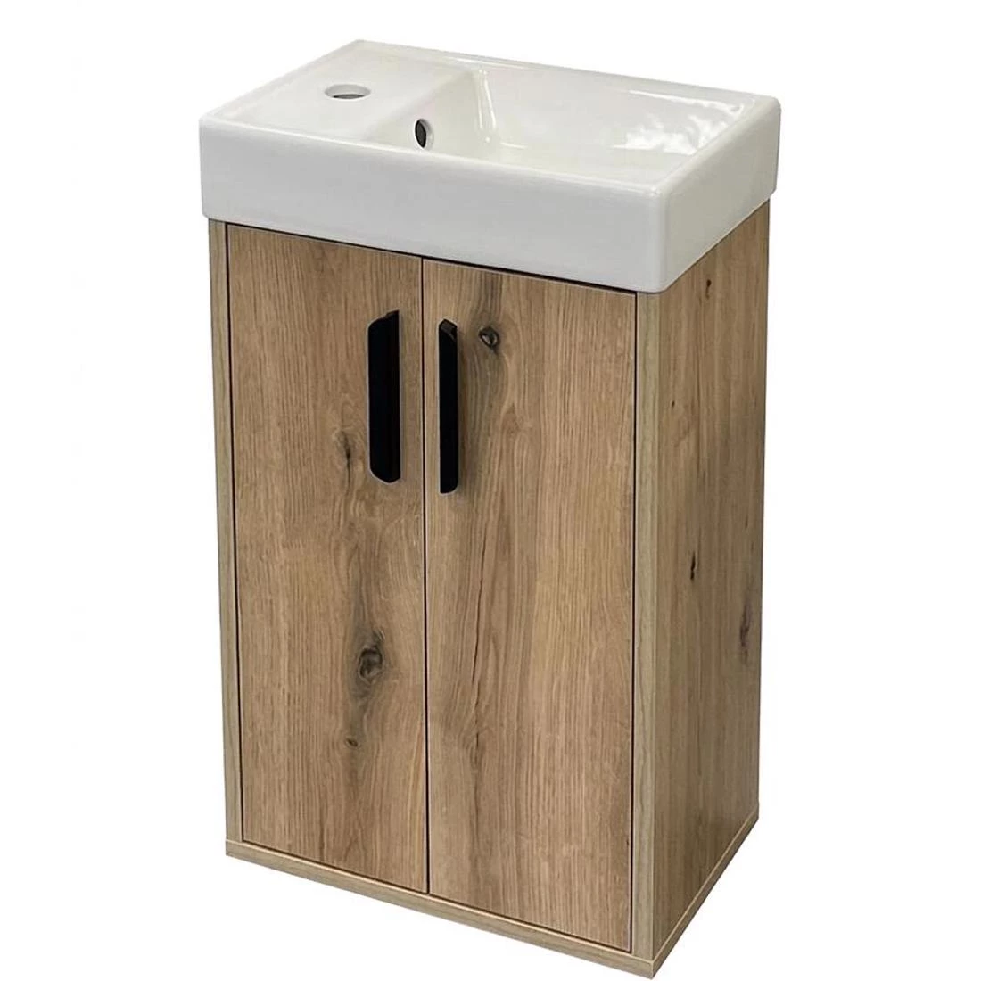 Nova mini 40 viseci ormaric za umivaonik 39,7x21,9x62,8 cm evoke hrast