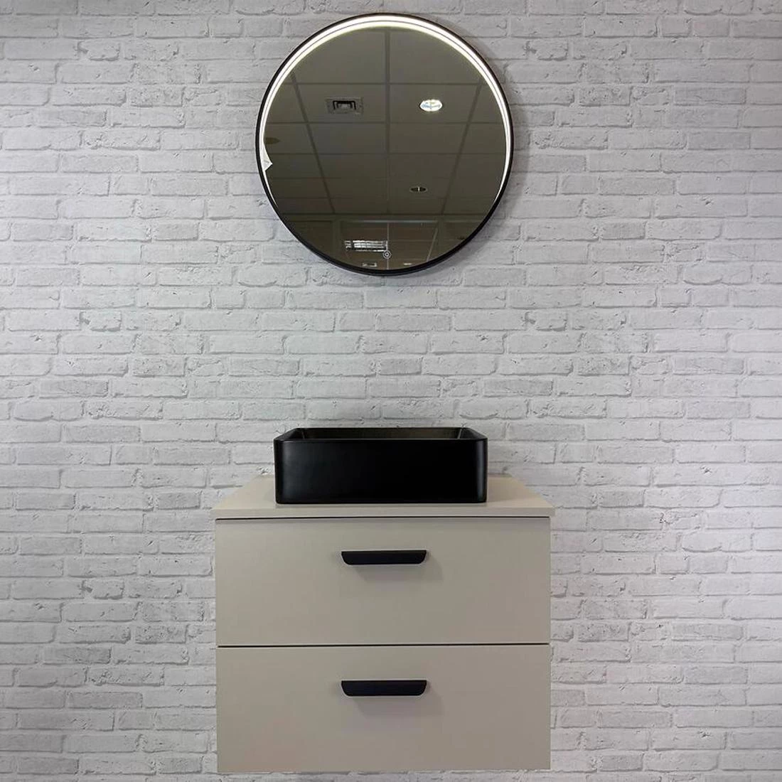 Nova 80 viseci ormaric za umivaonik 79,5x38,9x45,8 cm kašmir