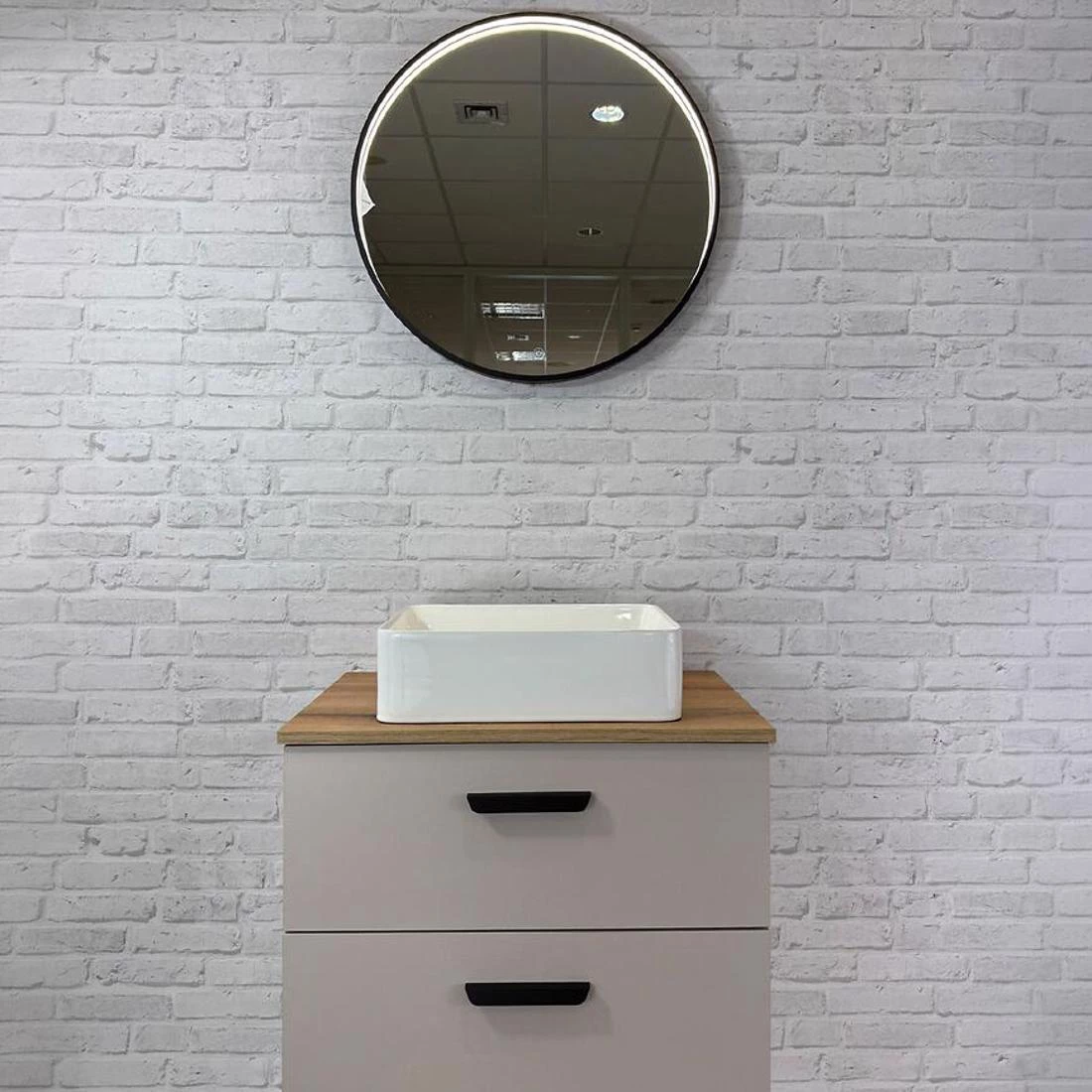 Nova 80 viseci ormaric za umivaonik 79,5x38,9x45,8 cm kašmir