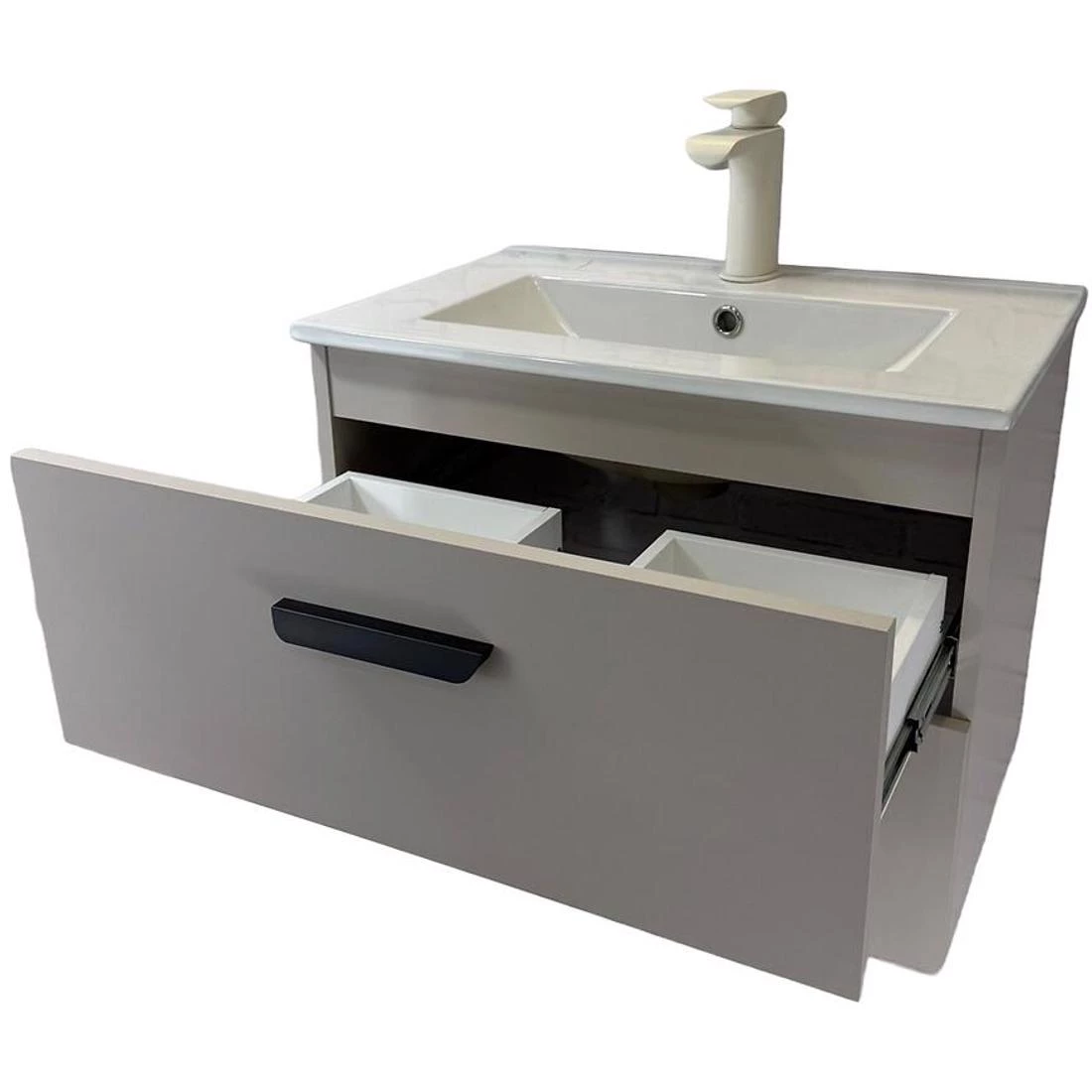 Nova 80 viseci ormaric za umivaonik 79,5x38,9x45,8 cm kašmir