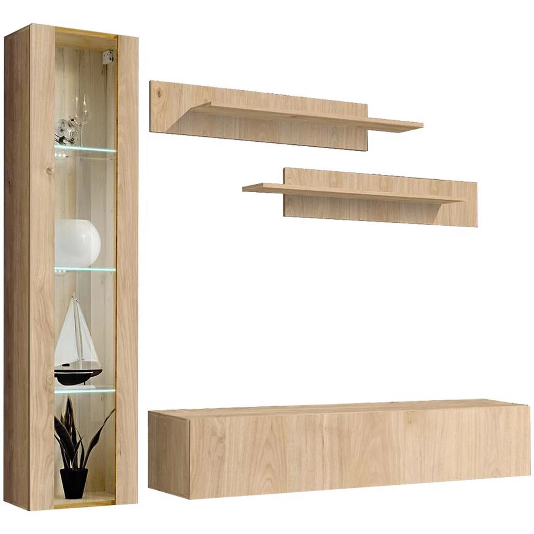 Fly Hj Fy regal 200x40x170 cm hickory jackson