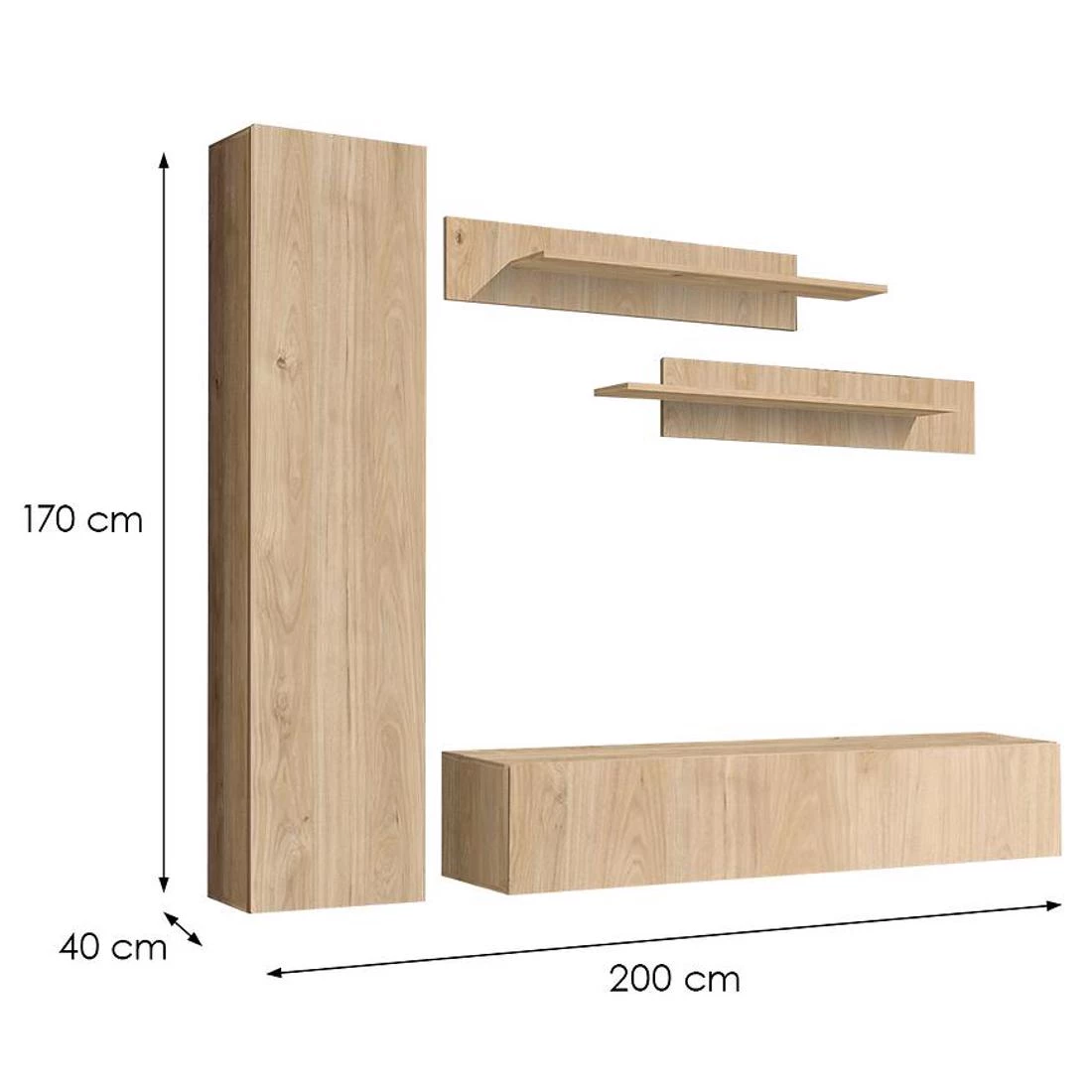 Fly Hj Fy 200x40x170 cm hickory jackson