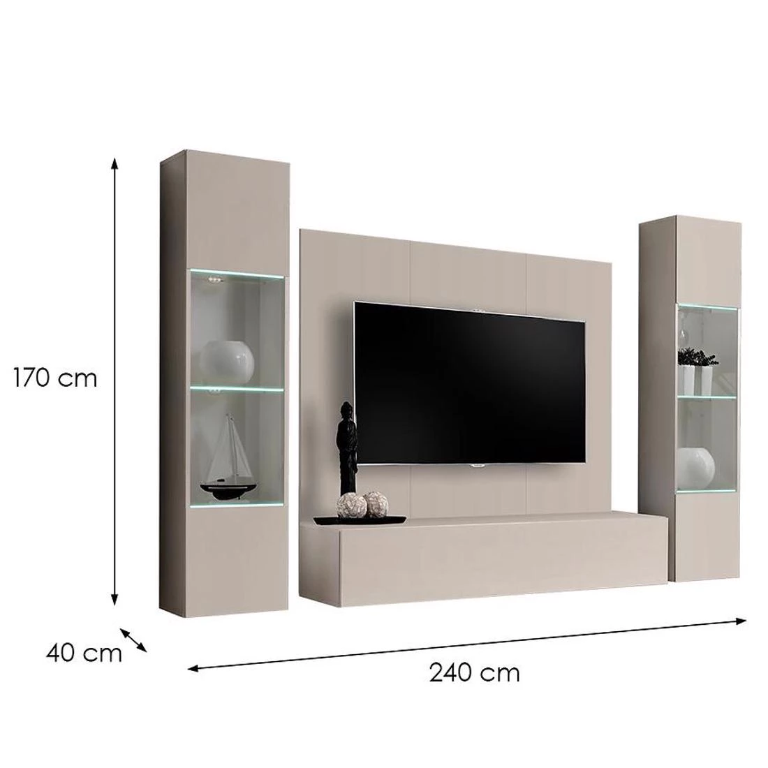 Fly Cc Fy regal 200x40x170 cm kašmir