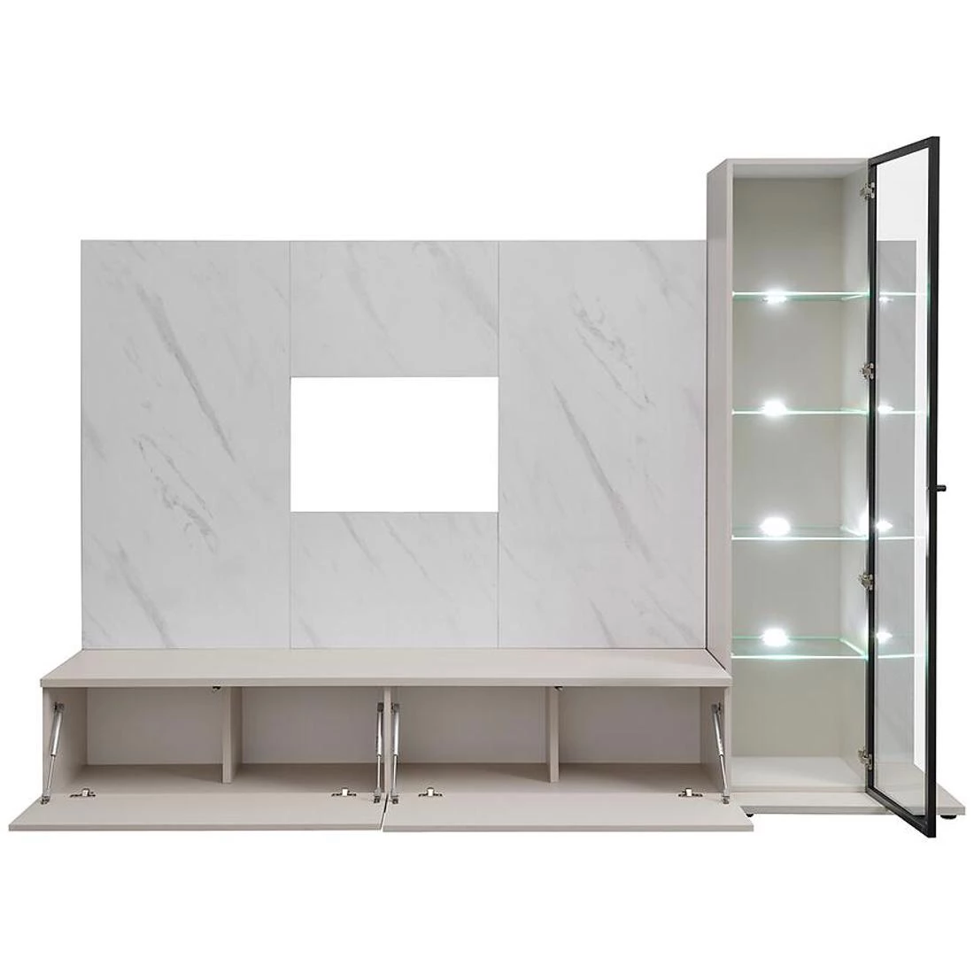 Glam regal 240xx45x175 kašmir/bela mermer