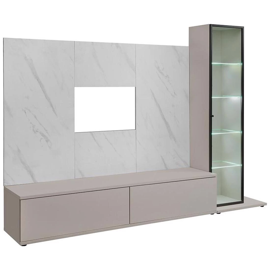 Glam regal 240xx45x175 kašmir/bela mermer