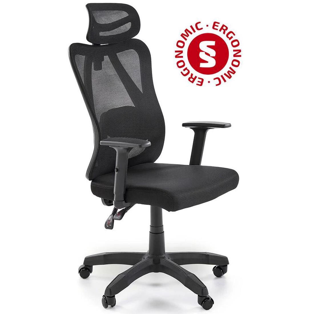 Ramos kancelarijska stolica 65x60x121-129 cm crna