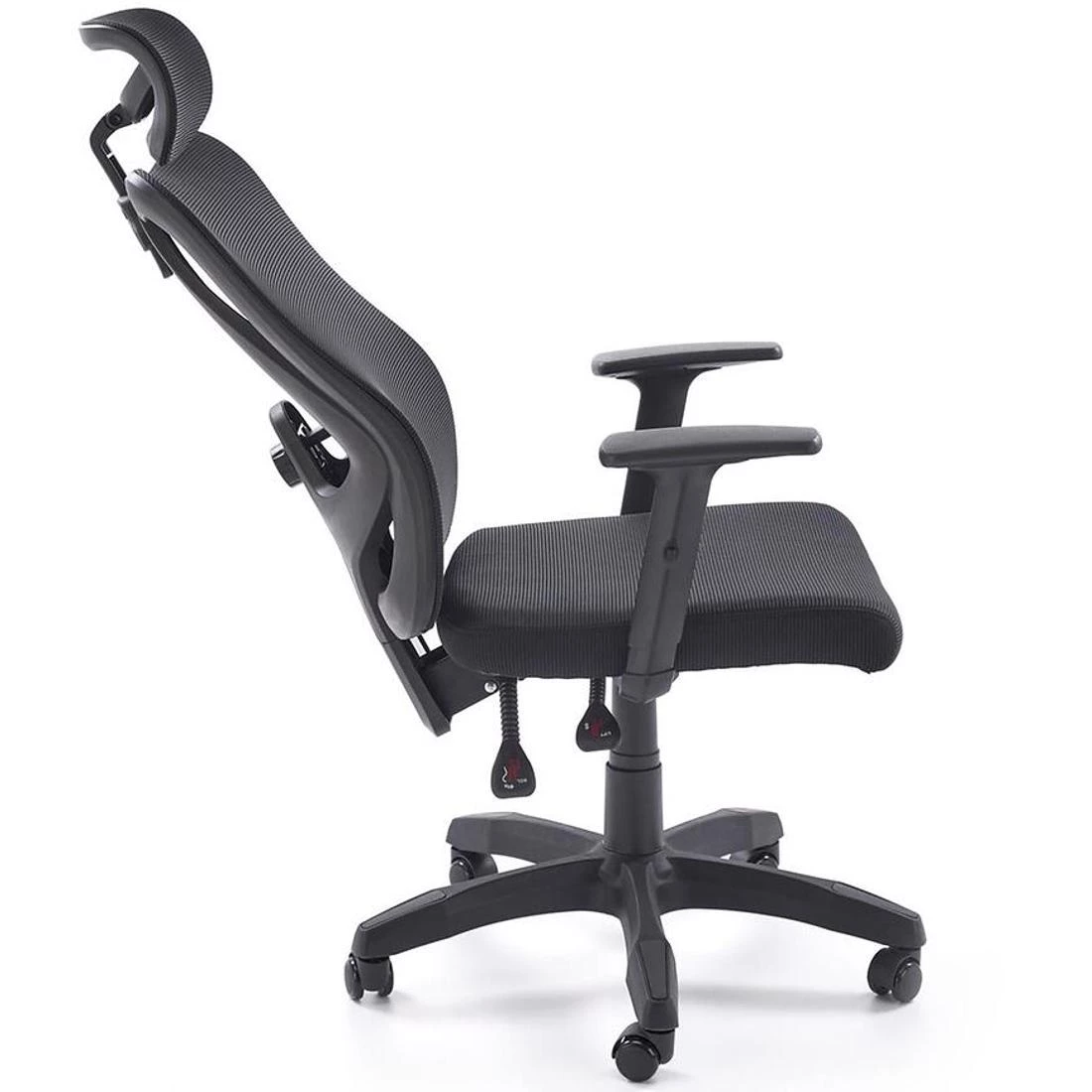 Mason kancelarijska stolica 62x62x120-130 cm crna