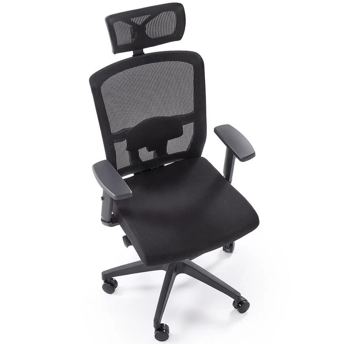 Mason kancelarijska stolica 62x62x120-130 cm crna