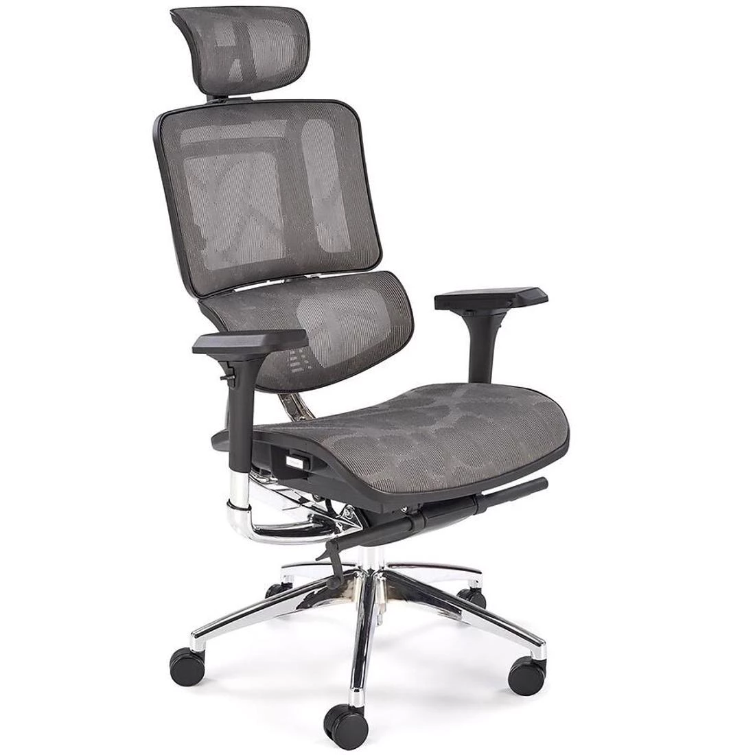 Ethan kancelarijska stolica 72x70x130-139 cm pepeljasto siva