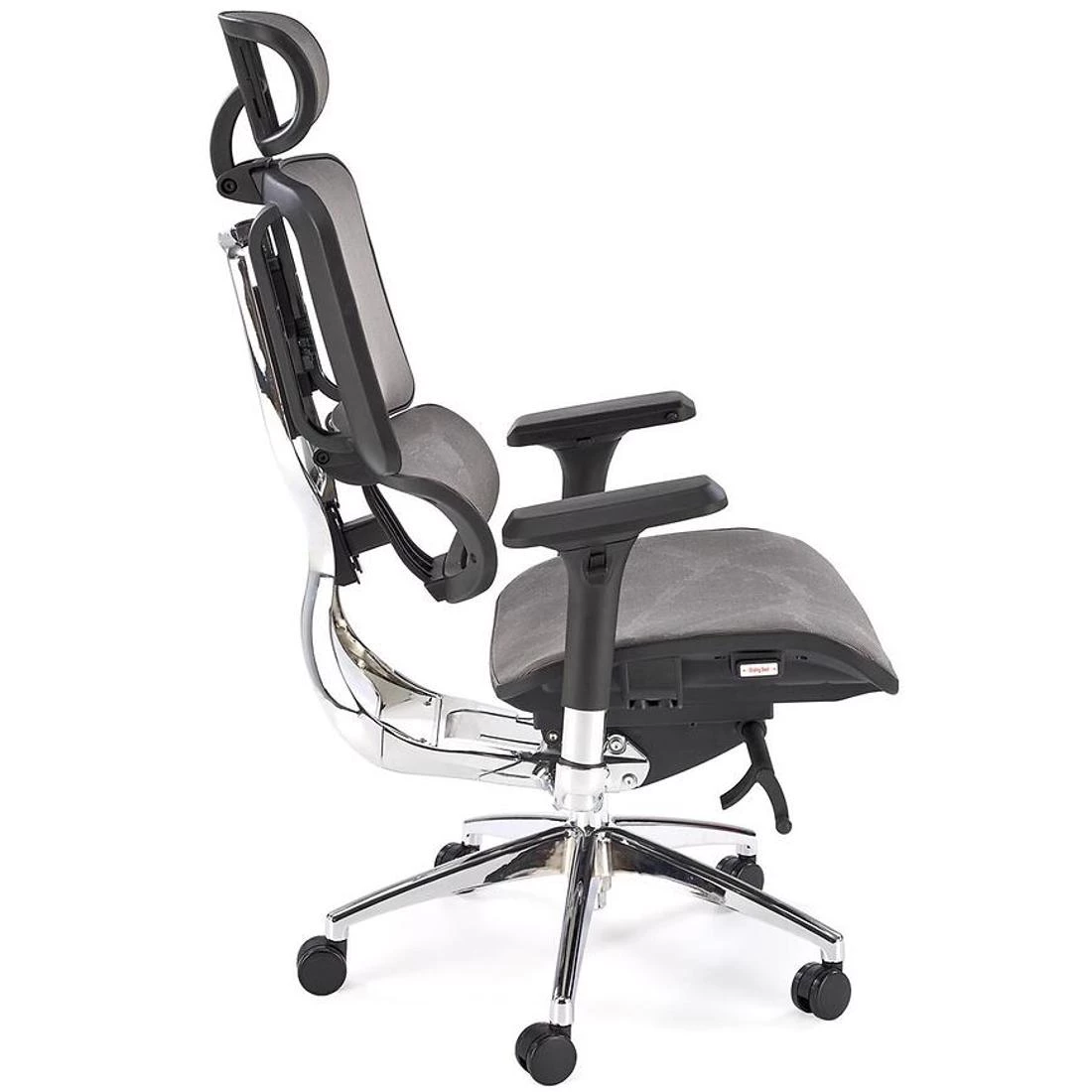 Ethan kancelarijska stolica 72x70x130-139 cm pepeljasto siva