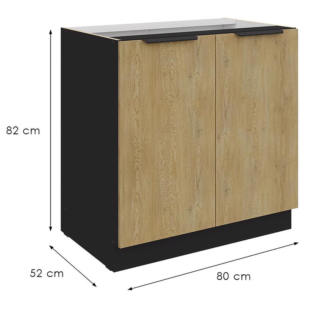Creativa kuhinjski elementi 80x52x82 hrast