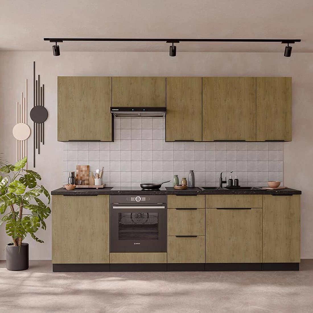 Creativa kuhinjski elementi 80x52x82 hrast