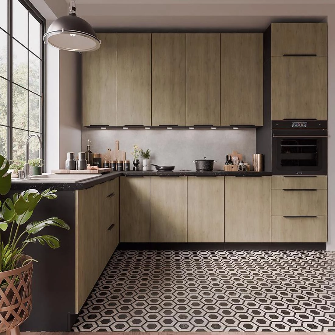 Creativa kuhinjski elementi 80x52x82 hrast
