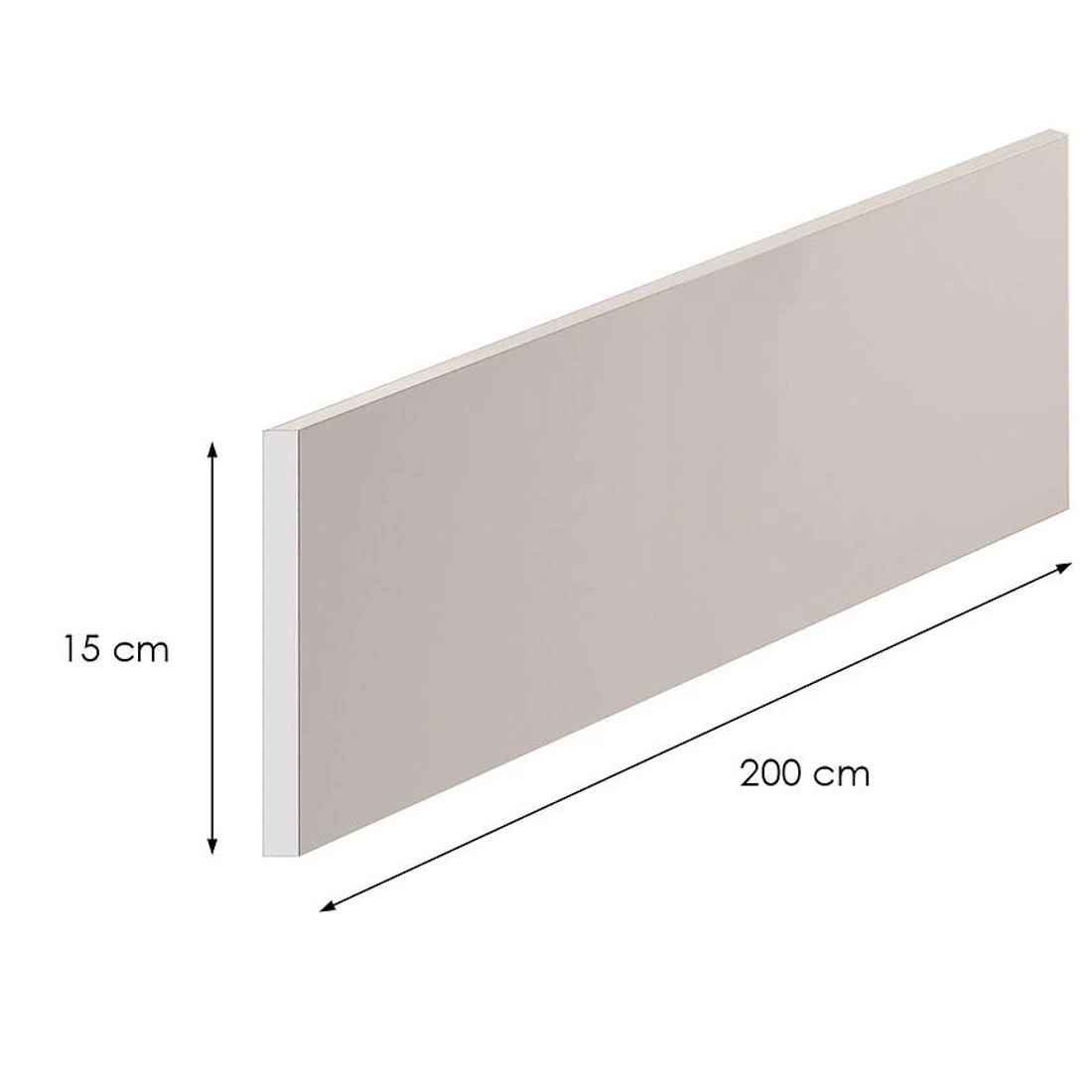 Luxeo cokl 200x1,8x15 bela