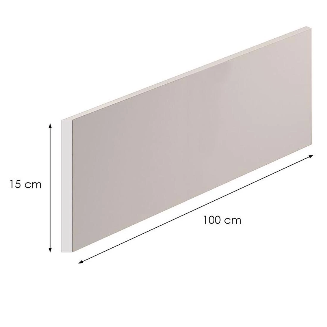 Luxeo cokl 100x1,8x15 bela