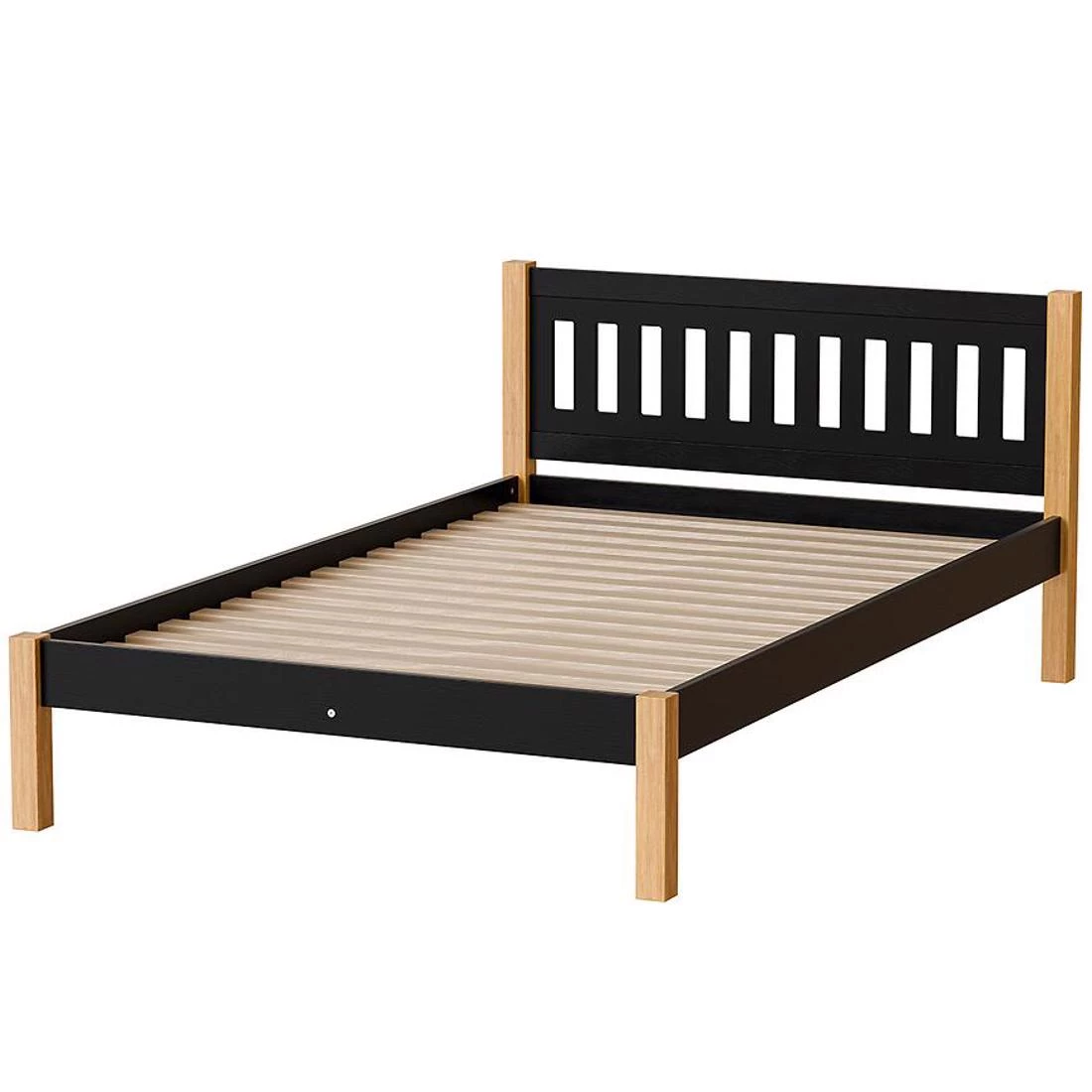 Gaja krevet 127,5x207,5x80 cm crna