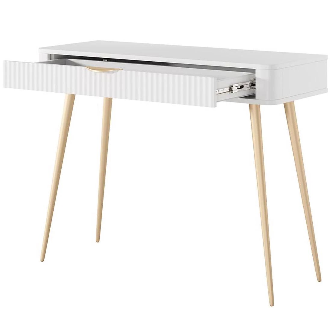 Lante toaletni stolic 100x38x78 cm bela