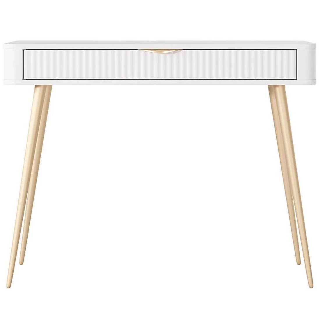 Lante toaletni stolic 100x38x78 cm bela