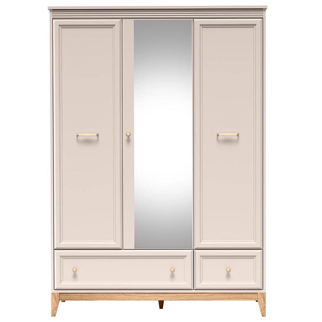 Windsor ormar 15W 135x54x193 cm kašmir/hrast