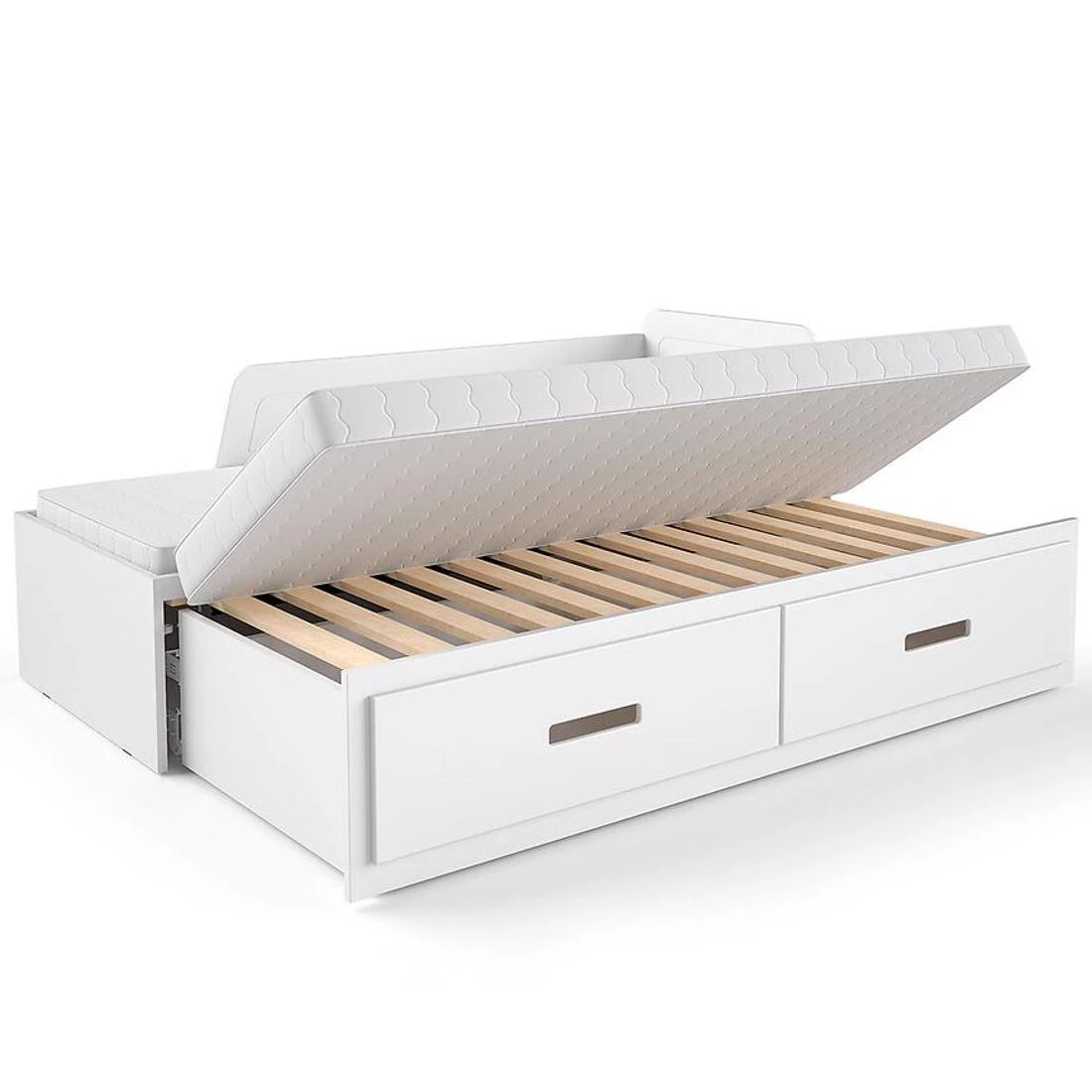 Mia krevet 82x204,4x88,5 cm bela