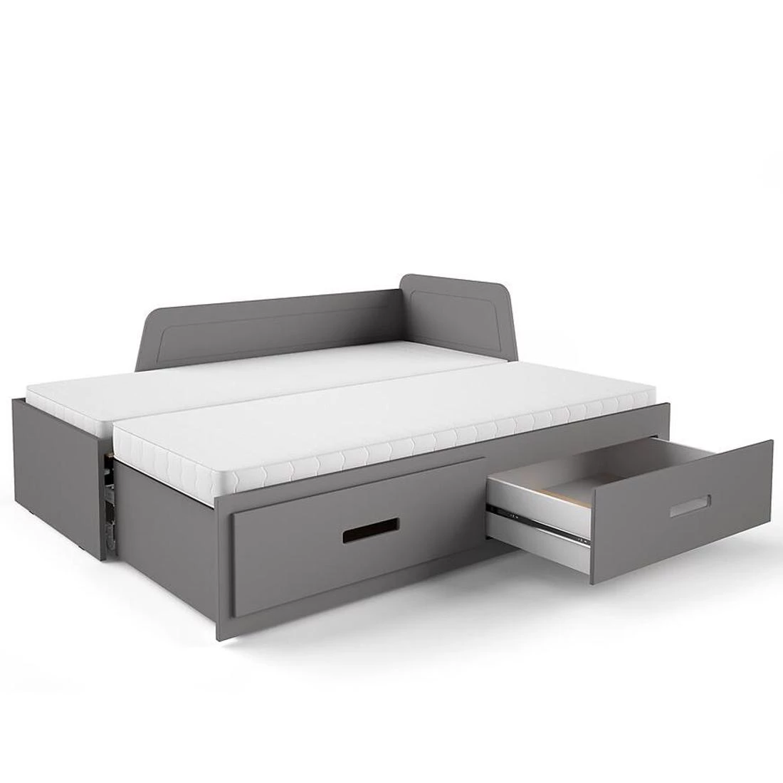Mia krevet 82x204,4x88,5 cm siva
