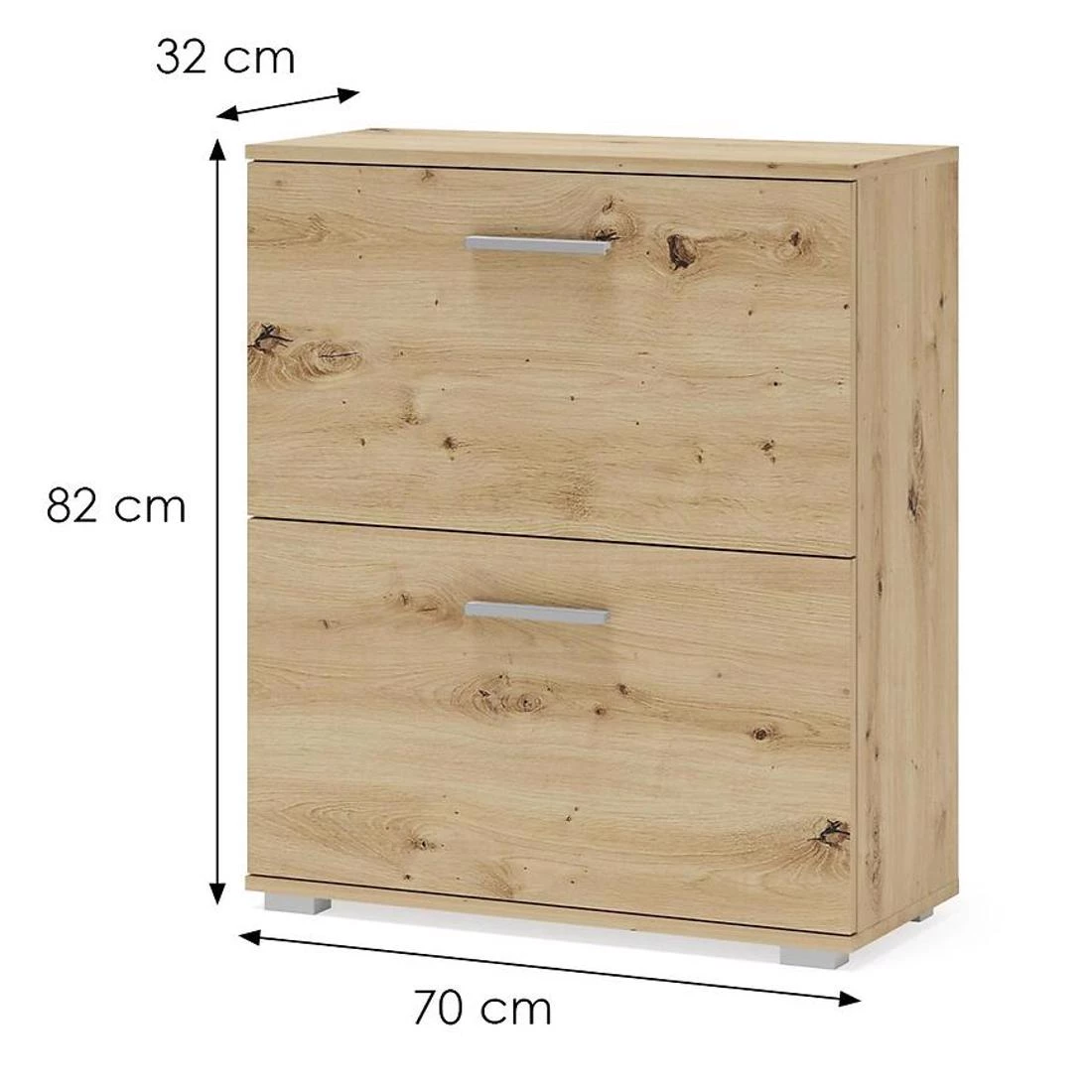 Lima ormaric za cipele 70x32x82 cm natur